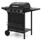 Outdoor Propane Gas Grill 39000 BTU with 3 Burners and Storage